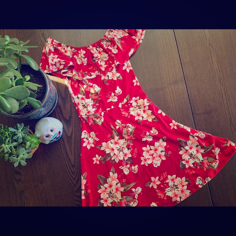 Off the shoulder dress